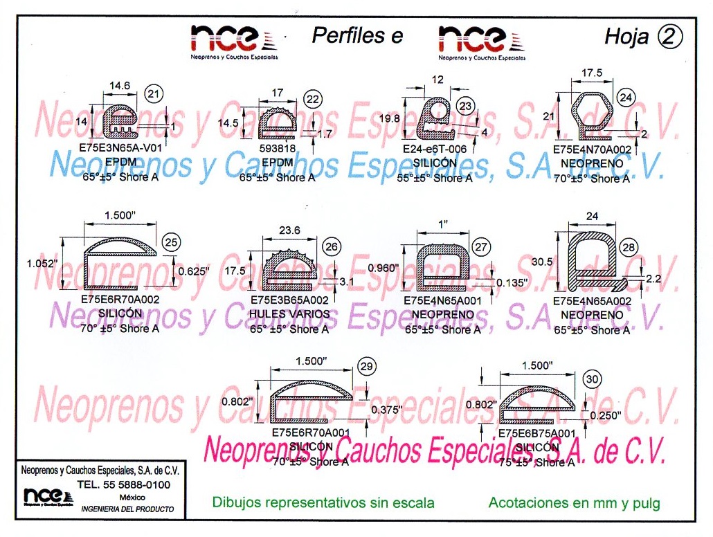 Perfiles Tipo e